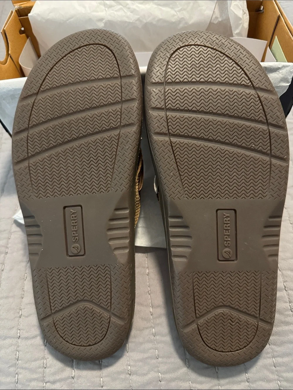 Sperry Men’s Tan Brown Flip-Flop Sandals